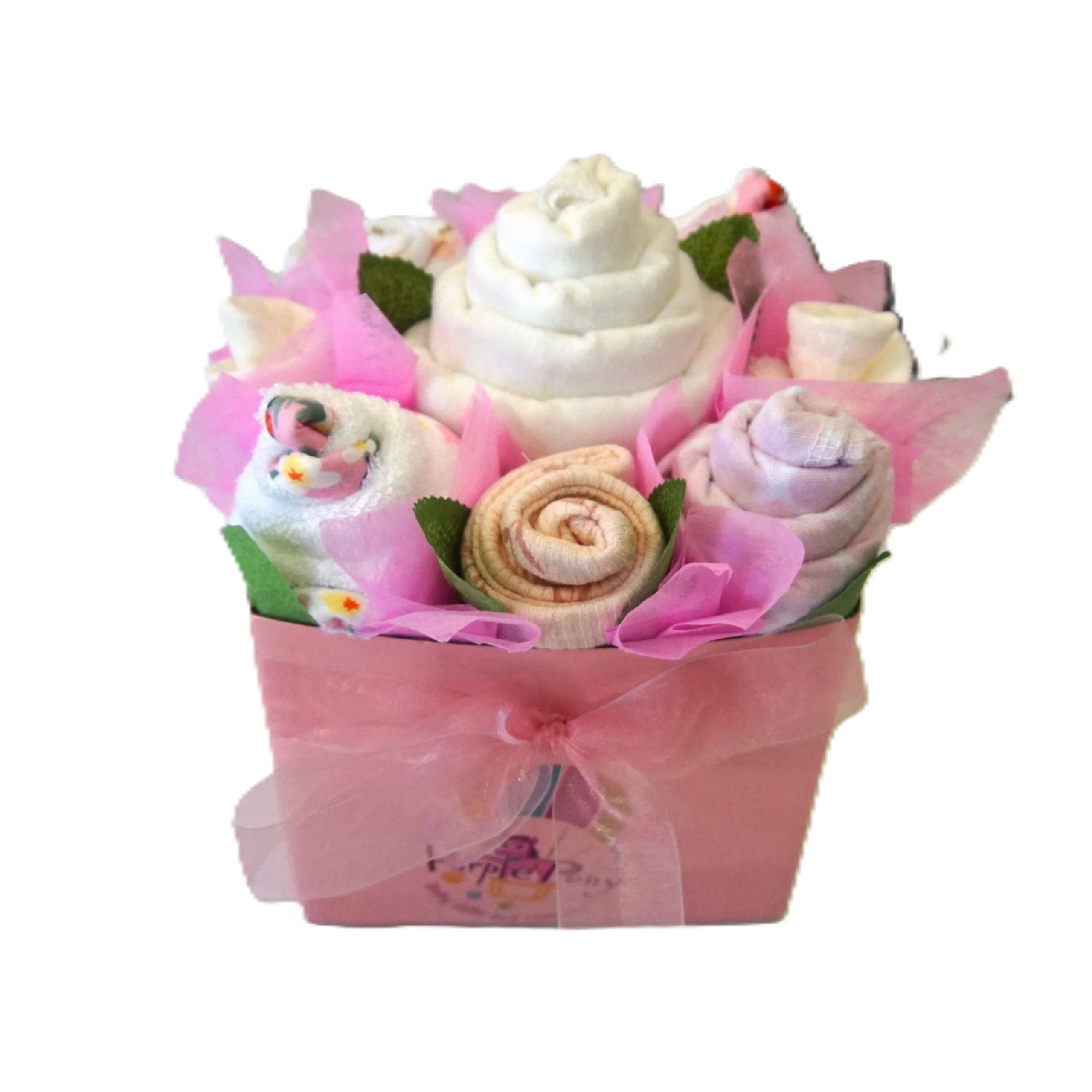flower bouquet baby girl hamper